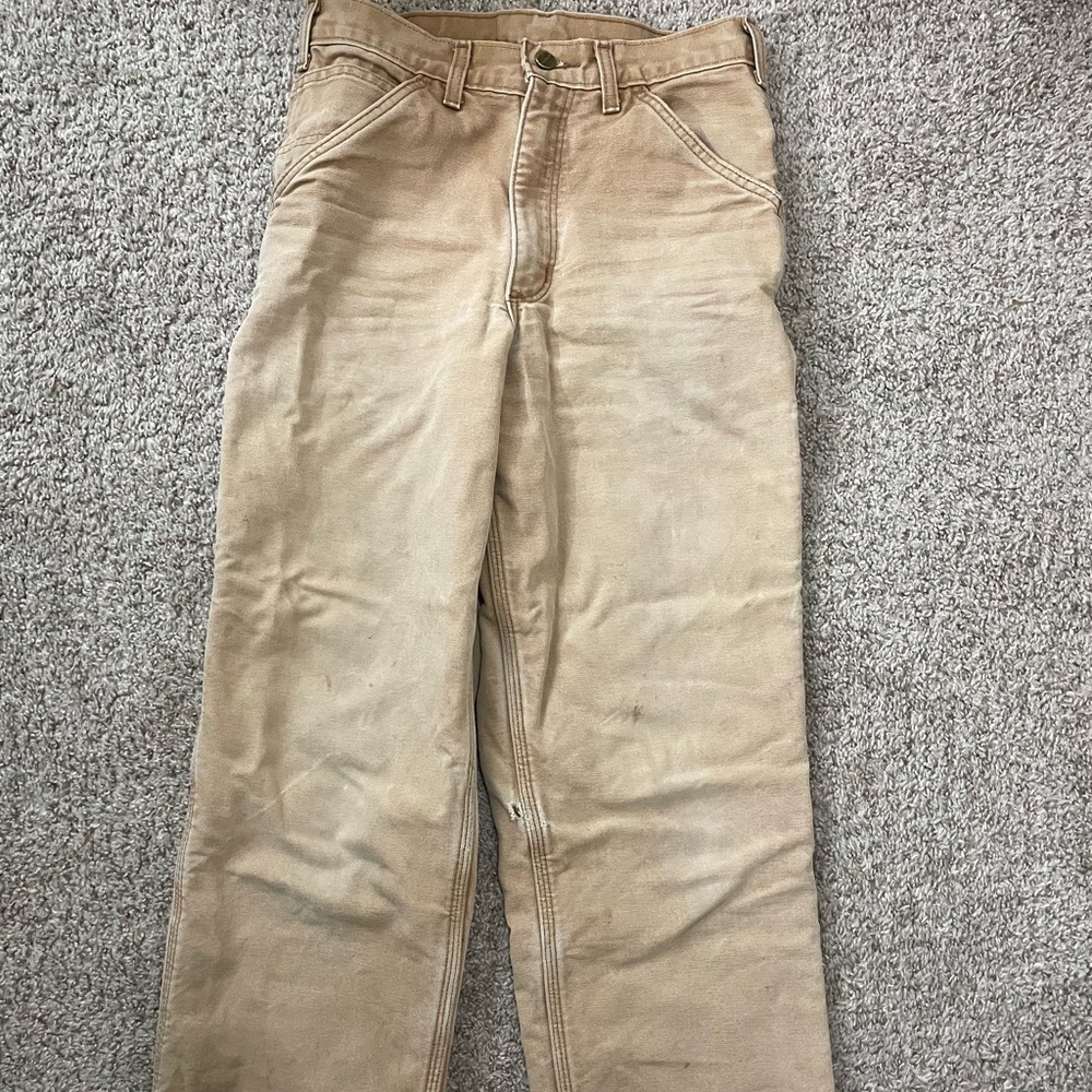Carhartt flannel lined pants